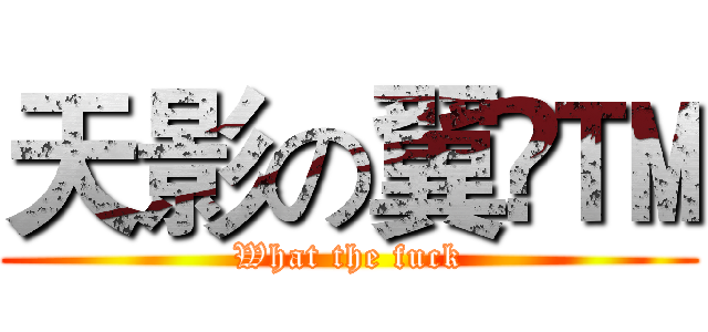 天影の翼™ (What the fuck)