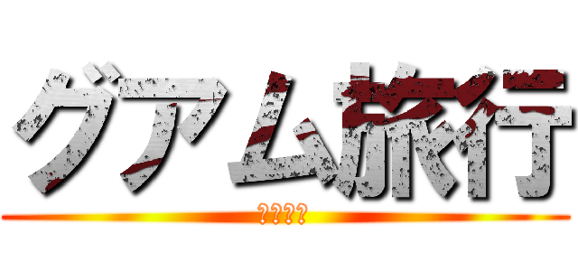 グアム旅行 (実弾射撃)