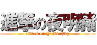 進撃の夜明豬 (attack on YaMinPig)