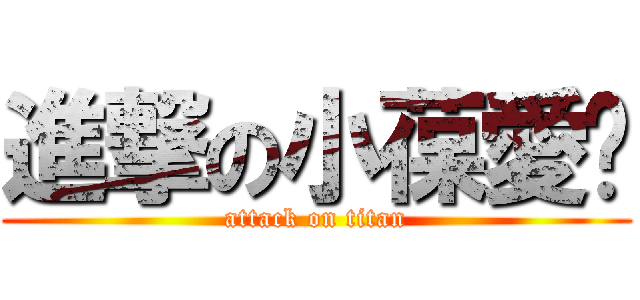 進撃の小葆愛你 (attack on titan)