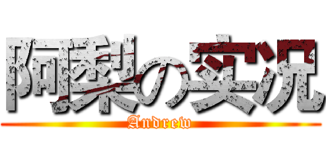 阿梨の实况 (Andrew)