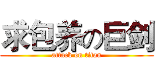 求包养の巨剑 (attack on titan)