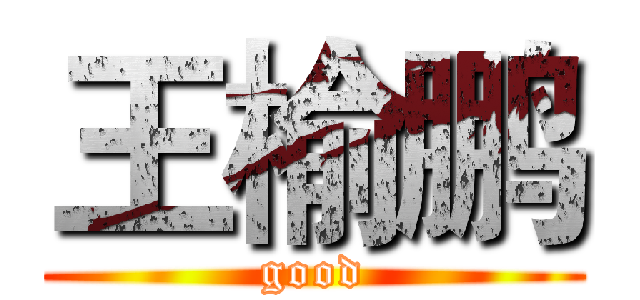 王榆鹏 (good)