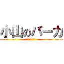 小山のバーカ (〜通行料返せ〜)