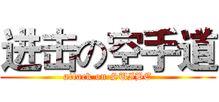 进击の空手道 (attack on SUIBE)