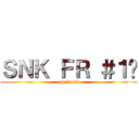 ＳＮＫ ＦＲ ＃１🏆 (.gg/snkfr)