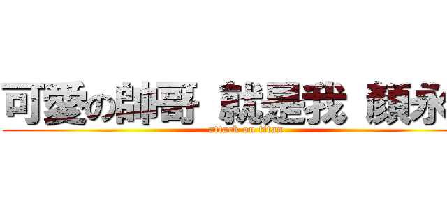 可愛の帥哥 就是我 顏永坤 (attack on titan)