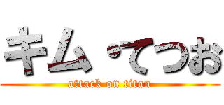 キム・てつお (attack on titan)