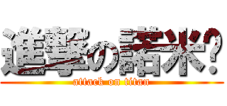進撃の諾米姬 (attack on titan)