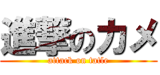 進撃のカメ (attack on tatle)