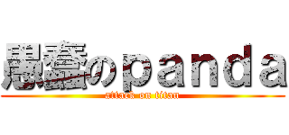 愚蠢のｐａｎｄａ (attack on titan)