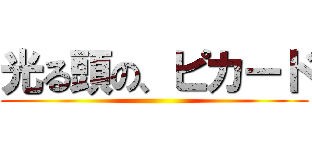 光る頭の、ピカード ()