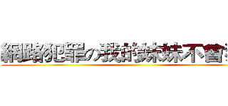 網路犯罪の我的妹妹不會犯罪  ()