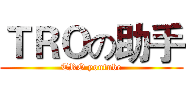 ＴＲＯの助手 (TRO youtube)