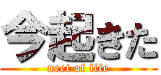 今起きた (neet of life)