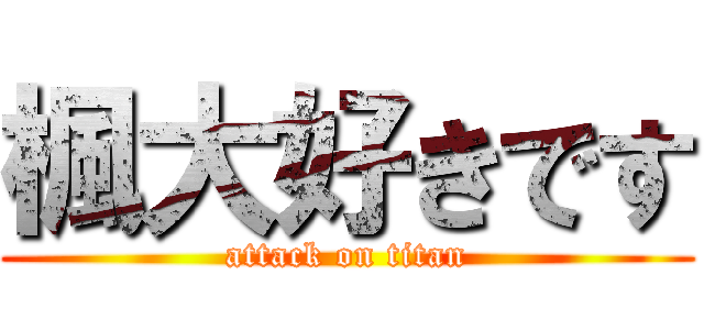 楓大好きです (attack on titan)