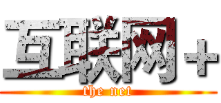 互联网＋ (the net)