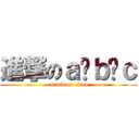 進撃のａ ｂ ｃ (attack on titan)