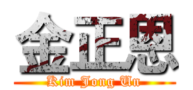 金正恩 (Kim Jong Un)