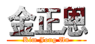 金正恩 (Kim Jong Un)