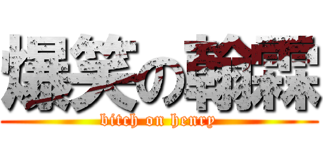 爆笑の翰霖 (bitch on henry)