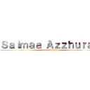 Ｓａｌｍａａ Ａｚｚｈｕｒａａ (aLmaa Uchiha)