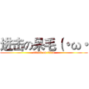 进击の呆毛（・ω・ (attack on titan)