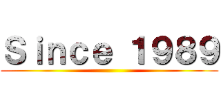 Ｓｉｎｃｅ １９８９ ()