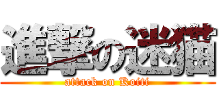 進撃の迷猫 (attack on Koiti)