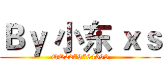 Ｂｙ 小东 ｘｓ (QQ2279764099)