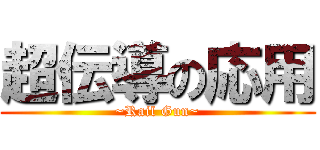 超伝導の応用 (~Rail Gun~)