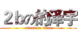 ２ｂの的泽宇 (attack on titan)