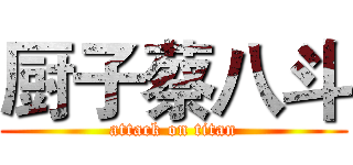 厨子蔡八斗 (attack on titan)