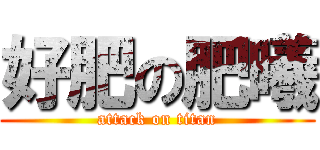 好肥の肥曦 (attack on titan)