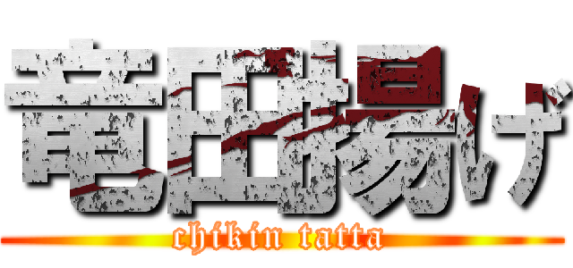 竜田揚げ (chikin tatta)