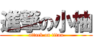 進撃の小柚 (attack on titan)