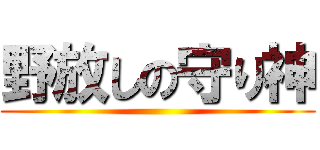 野放しの守り神 ( )