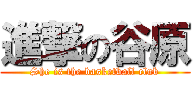 進撃の谷原 (She is the basketball club)