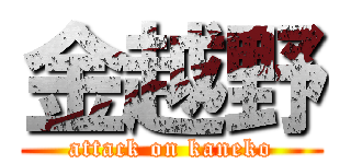 金越野 (attack on kaneko)