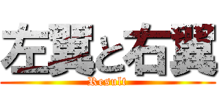 左翼と右翼 (Result)