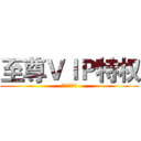 至尊ＶＩＰ特权 (独享尊贵服务)