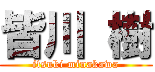 皆川 樹 (itsuki minakawa)