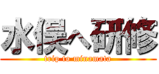 水俣へ研修 (trip to minamata)