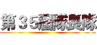 第３５屆隊長隊 ()