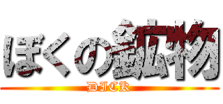 ぼくの鉱物 (DICK)