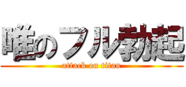 唯のフル勃起 (attack on titan)