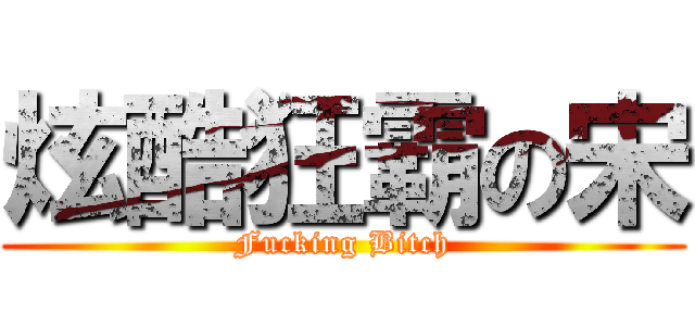 炫酷狂霸の宋 (Fucking Bitch)