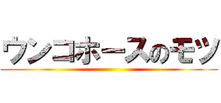 ウンコホースのモツ ()