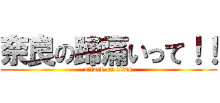 奈良の蹄痛いって！！ (attack on titan)