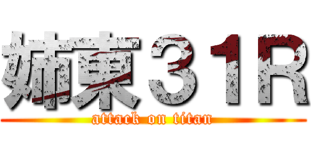 姉東３１Ｒ (attack on titan)